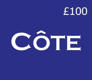 Côte Brasserie GBP 100 Подарочная карта UK
