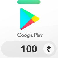 Google Play INR 100 Подарочная карта IN