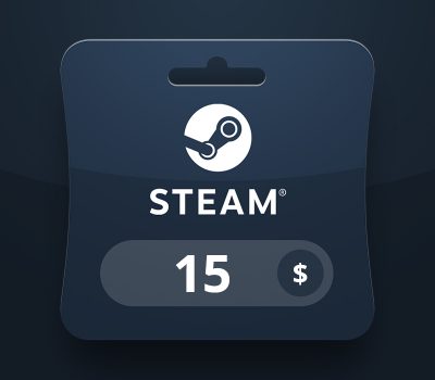Steam Wallet USD 15 Подарочная карта PK