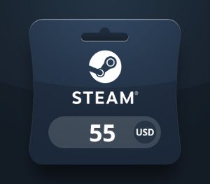 Steam Wallet USD 55 Подарочная карта AR