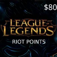 League of Legends USD 80 Предоплаченная RP карта LATAM