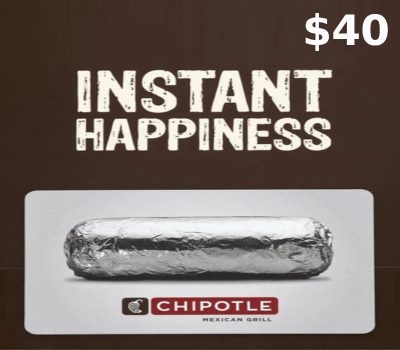 Chipotle $40 Подарочная карта US