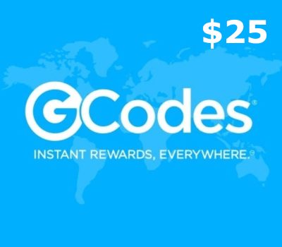 GCodes® Global Merchandise $25 Подарочная карта US