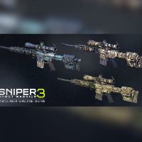 Sniper Ghost Warrior 3 - Hexagon Ice weapon skin pack DLC Steam Ключ