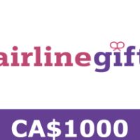 AirlineGift CAD 1000 Подарочная карта CA