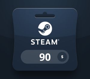 Steam Wallet USD 90 Подарочная карта US