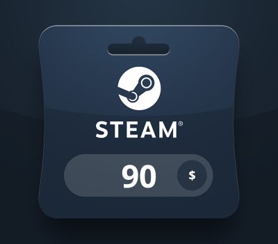 Steam Wallet USD 90 Подарочная карта US