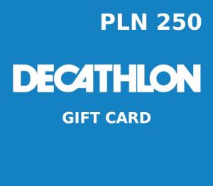 Decathlon 250 PLN Подарочная карта PL