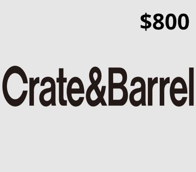 Crate and Barrel USD 800 Gift Card US