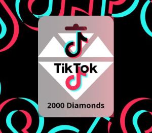 TikTok 2000 Diamonds Ключ CN
