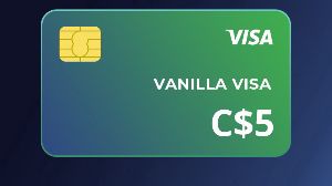 Vanilla VISA C$5 CA