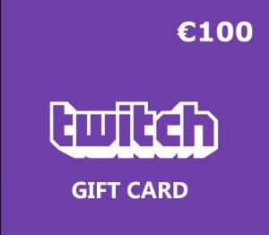 Twitch €100 Подарочная карта NL