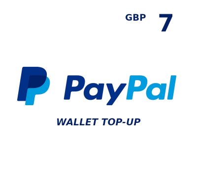 PayPal Wallet 7 GBP Top Up