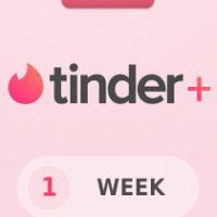 Tinder Plus - 1 Week Subscription Ключ OM