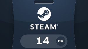 Steam Wallet EUR 14 Подарочная карта EU