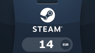 Steam Wallet EUR 14 Подарочная карта EU