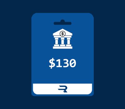 Rewarble Bank Transfer USD 130 Подарочная карта