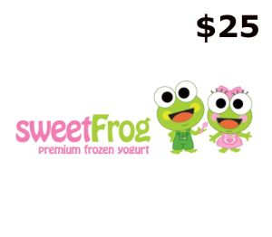 SweetFrog Frozen Yogurt $25 Подарочная карта US