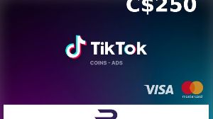 Rewarble TikTok CAD 250 Подарочная карта