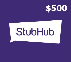 StubHub $500 Подарочная карта US