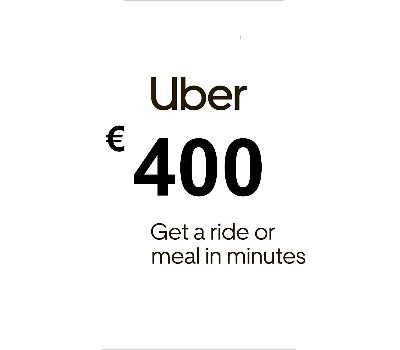 Uber €400 IT Подарочная карта
