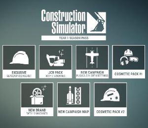 Construction Simulator - Year 1 Сезонный пропуск DLC PC Steam Ключ