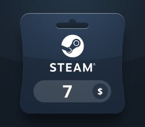 Steam Wallet USD 7 Подарочная карта PK