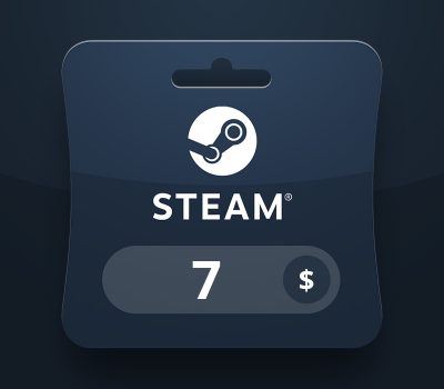 Steam Wallet USD 7 Подарочная карта PK