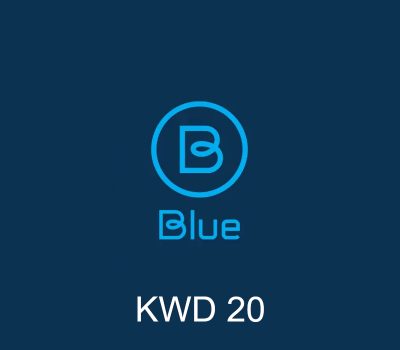 Blue Prepaid KWD 20 Подарочная карта KW