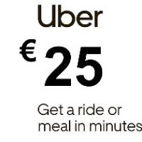 Uber EUR 25 Voucher EU
