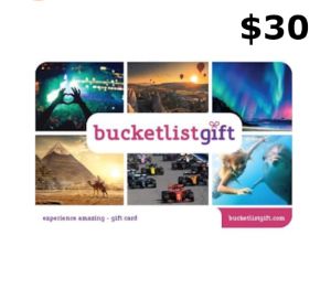 BucketlistGift USD 30 Подарочная карта US