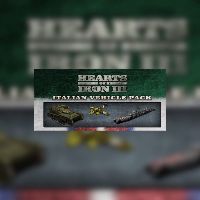 Hearts of Iron III - Italian Vehicle Pack DLC Steam Ключ