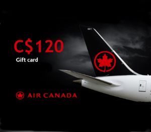 Air Canada C$ 120 Подарочная карта CA