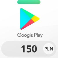Google Play PLN 150 Подарочная карта PL