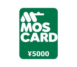 Mos Карта JPY 5000 Подарочная карта JPY