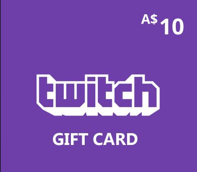 Twitch AUD 10 Подарочная карта AU