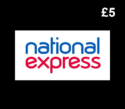 National Express £5 Подарочная карта UK