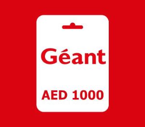 Géant AED 1000 Подарочная карта AE