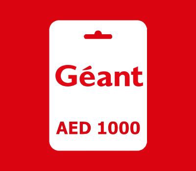 Géant AED 1000 Подарочная карта AE