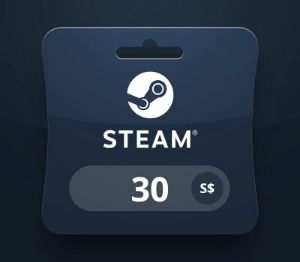 Steam Wallet SGD 30 Подарочная карта SG
