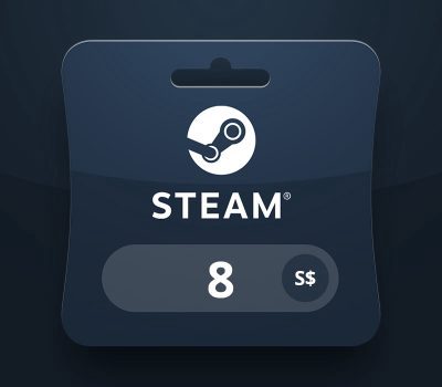 Steam Wallet SGD 8 Подарочная карта SG