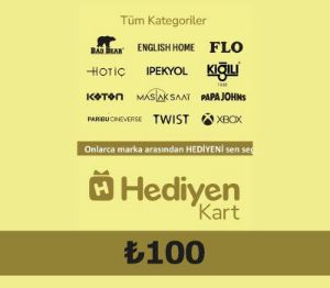 Hediyen KART - All Access ₺100 Подарочная карта TR