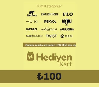 Hediyen KART - All Access ₺100 Подарочная карта TR