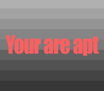 You are apt Steam Ключ