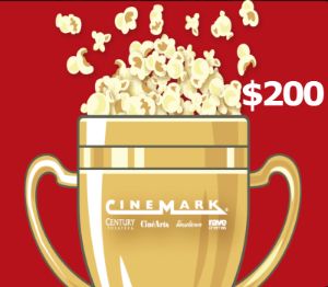 Cinemark Theatres $200 Подарочная карта US