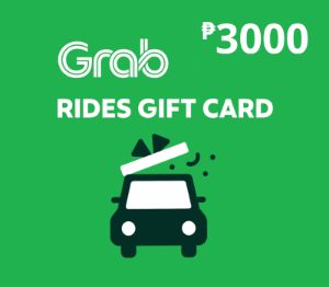 Grab Rides PHP 3000 Подарочная карта PH