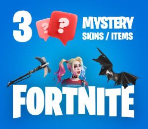 3 Mystery Fortnite Skins / Items PC Epic Games Ключ
