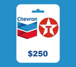 Chevron and Texaco USD 250 Подарочная карта US