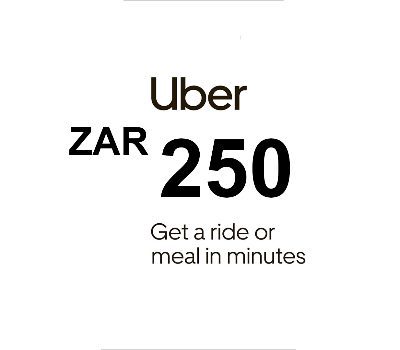 Uber ZAR 250 Voucher