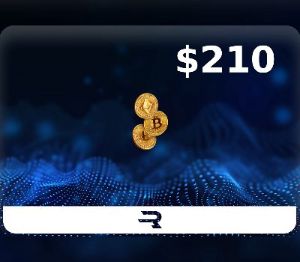 Rewarble Crypto (BTC) USD 210 Подарочная карта